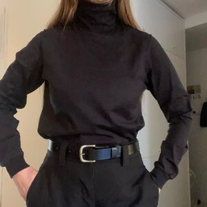 Lands End Black turtleneck